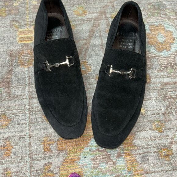 Atlanta Other - Atlanta suede black loafers men’s sz 37 designer made in Portugal